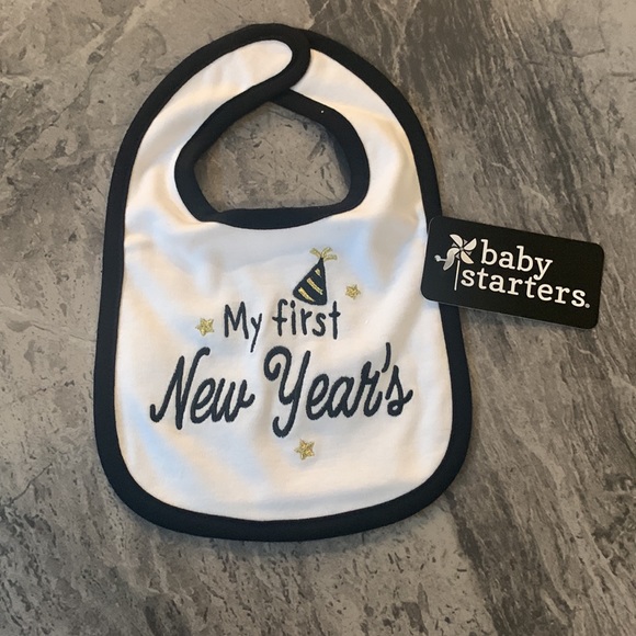 Rashti Baby & Rashti Kids - Baby Starters - My First New Year's Bib - NWT - Picture 2 of 16